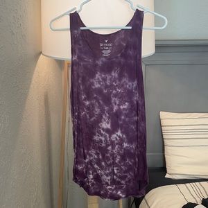 Dark purple American eagle tank